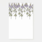 Purple Vines Notepad Post-it® Notes (Voorkant)