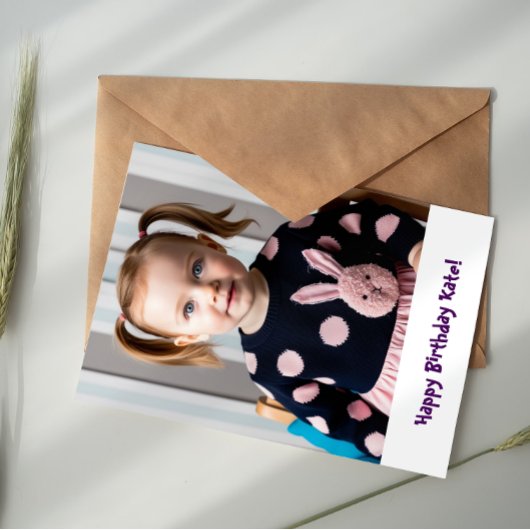 Purple Violet Cute Ghosts Spooky One 1st Birthday Kaart