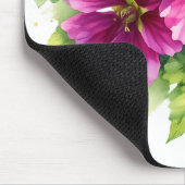 Purple Watercolor Flower Illustration  Muismat (Hoek)