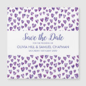 Purple Watercolour Heart (Voorkant)