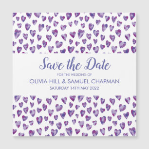 Purple Watercolour Heart