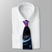 Purple Waves Stropdas (Gebonden)