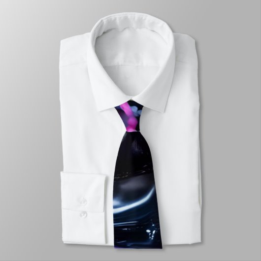 Purple Waves Stropdas (Gebonden)