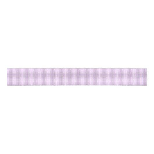 Purple White Checker Diamond Pattern Grosgrain Lint (Voorkant)