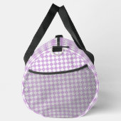 Purple White Checker Diamond Pattern Large Plunjezak (Rechts)