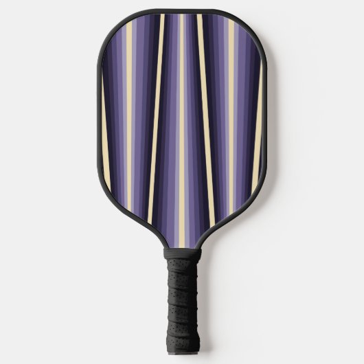  Purple White Chevron Pattern Pickleball Paddle (Voorkant)