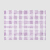 Purple White Plaid Stripes  Tissuepapier (Voorkant)