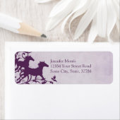Purple Wild Horses Etiket (Insitu)
