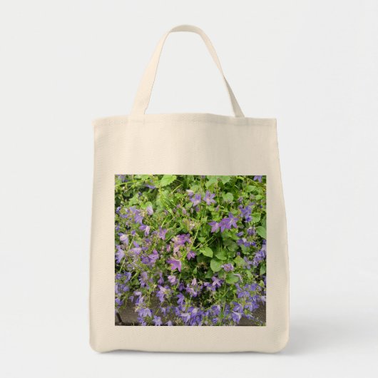 Purple Wildflower Botanical Tote Bag (Voorkant)