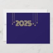 Purple wish card New Year with christmas symbools Feestdagenkaart (Voorkant)