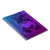 Purple Wolf Notitieboek (Rechterzijde)