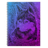 Purple Wolf Notitieboek (Voorkant)