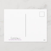 Purple XMAS Cats Feestdagenkaart (Achterkant)