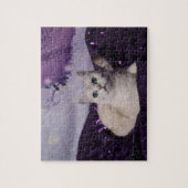 Purple XMAS Cats Legpuzzel (Verticaal)