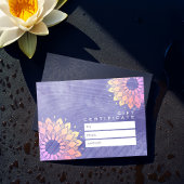 Purple Yoga Instrucor Rose Gold Mandala Visitekaartje