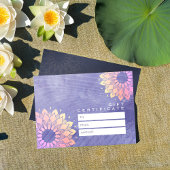 Purple Yoga Instrucor Rose Gold Mandala Visitekaartje