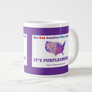 PurpleAmerica Jumbo Coffee Mok