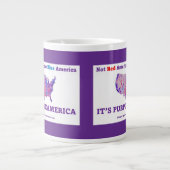 PurpleAmerica Jumbo Coffee Mok (Voorkant)