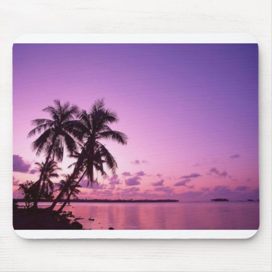 PurpleBeachBackground Muismat (Voorkant)