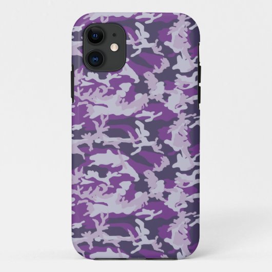PurpleBerry Camo Patroon Case-Mate iPhone Case (Achterkant)
