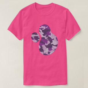 PurpleBerry Camo Pattern Paint Splat v2 T-shirt