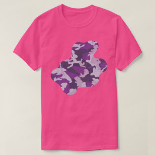 PurpleBerry Camo Pattern Paint Splat v3 T-shirt