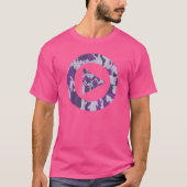 PurpleBerry Camo Pattern Press Play T-shirt (Voorkant)