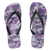 PurpleBerry Camo Pattern Teenslippers (Voetbed)