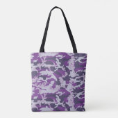 PurpleBerry Camo Pattern Tote Bag (Achterkant)