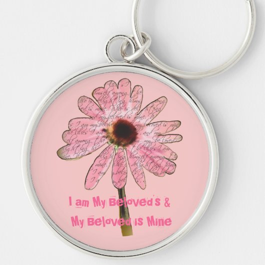 purpleconeflowerbemind3 sleutelhanger (Voorkant)