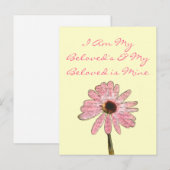 purpleconeflowergeliefde3 briefkaart (Voorkant / Achterkant)