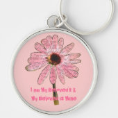 purpleconeflowergeliefde3 sleutelhanger (Voorkant)