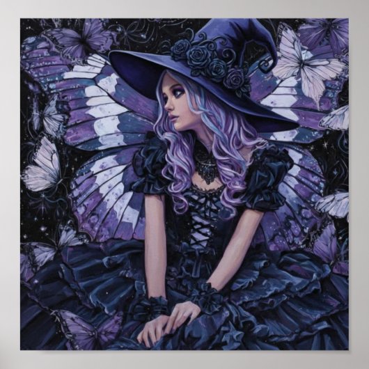 PurpleFairyWitch Poster (Voorkant)