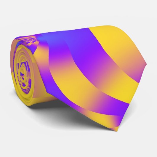 PurpleFractal Stropdas (Opgerold)