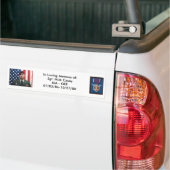 PurpleHeart, Nicks pix 087, in Loving Memory of... Bumpersticker (Op Truck)