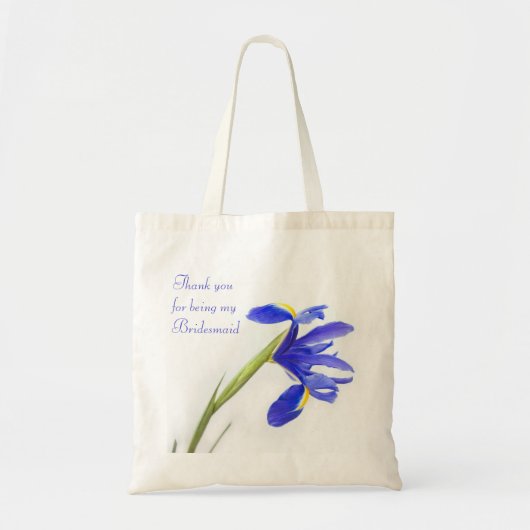 PurpleI Iris Flower Wedding Favor Bag for Bridesm Tote Bag (Voorkant)