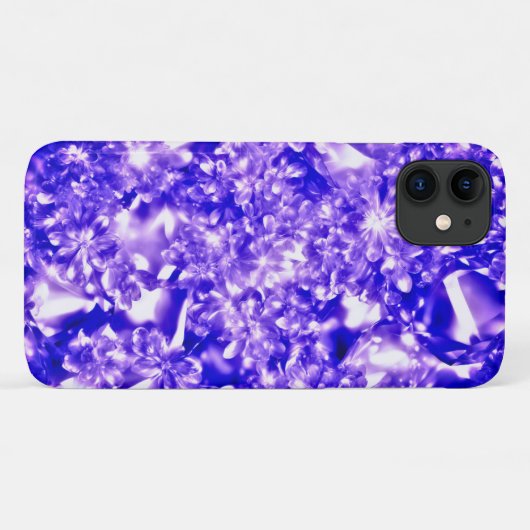  Purplelicious Sparkling Diamonds Case-Mate iPhone Case (Achterkant (horizontaal))
