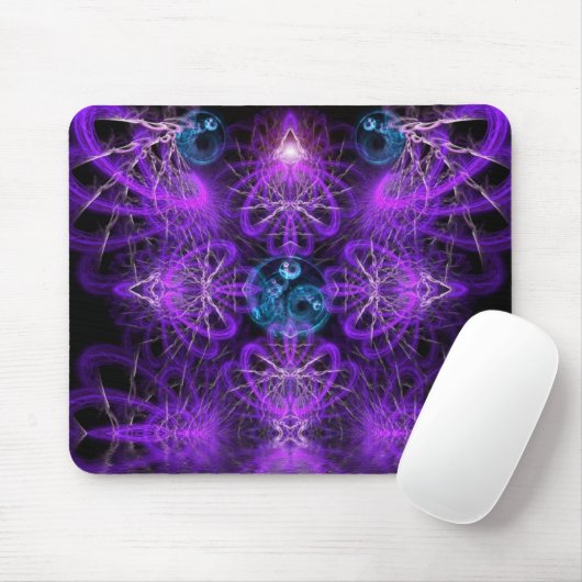 Purplelina Visionary Fractal Art Mousepad Muismat (Met muis)