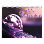 PurpleNatureCalendar2015 Kalender (Hoes)