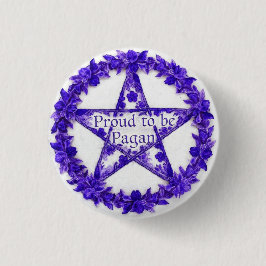 PurplePaganPride Ronde Button 3,2 Cm