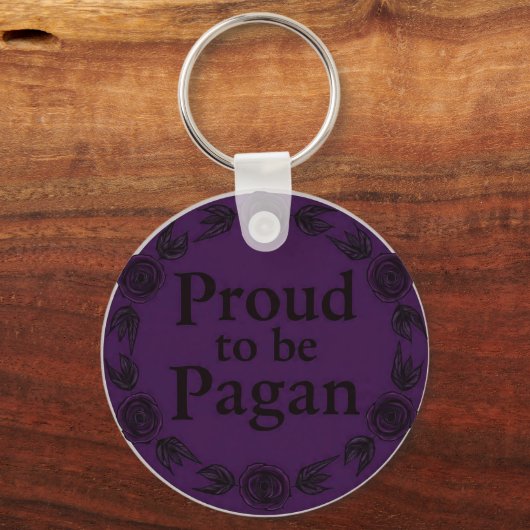 PurplePaganPride Sleutelhanger (Voorkant)