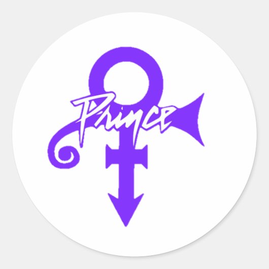 purplerain , prince ,princerogersnelson ,paisleypa ronde sticker (Voorkant)