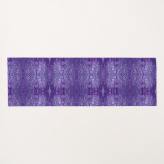 Purples Ikat 9 Yogamat (Achterkant (horizontaal))