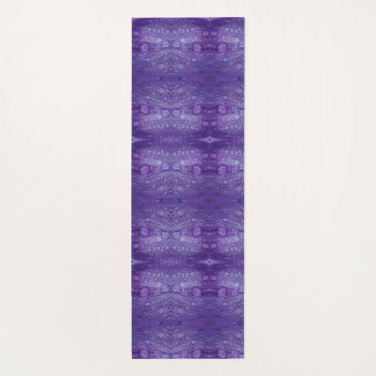 Purples Ikat 9 Yogamat (Achterkant)