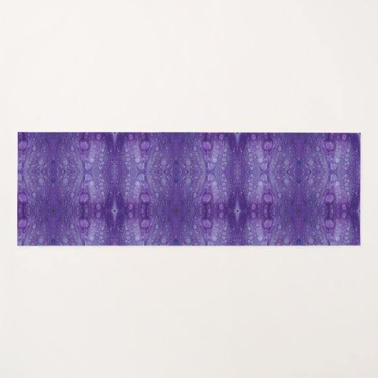 Purples Ikat 9 Yogamat (Voorkant (horizontaal))