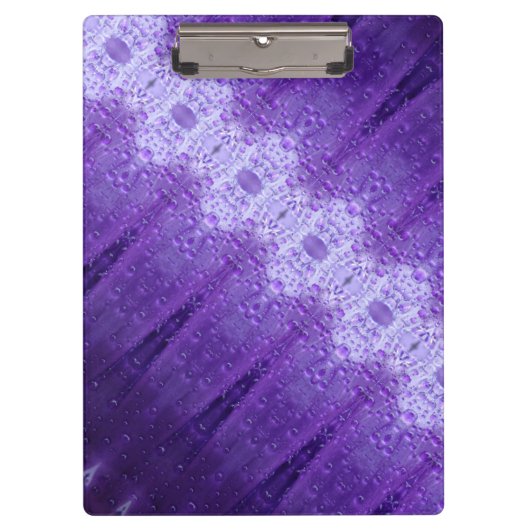 Purples Ikat Angled Klembord (Voorkant)