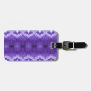 Purples Ikat Bagagelabel