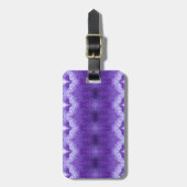 Purples Ikat Bagagelabel (Voorkant verticaal)