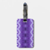 Purples Ikat Bagagelabel (Achterkant verticaal)