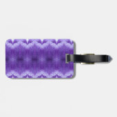 Purples Ikat Bagagelabel (Achterkant horizontaal)